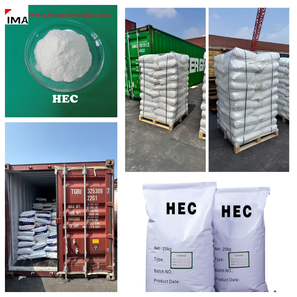 HEC-Pulver in Kima Chemical